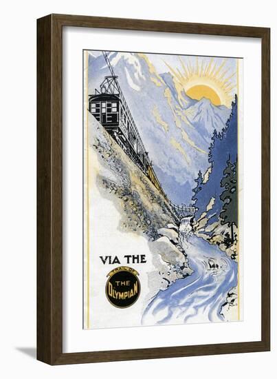 To the East Via the Olympian-null-Framed Giclee Print