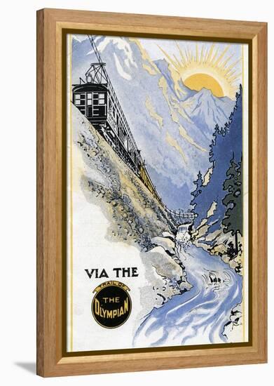 To the East Via the Olympian-null-Framed Premier Image Canvas