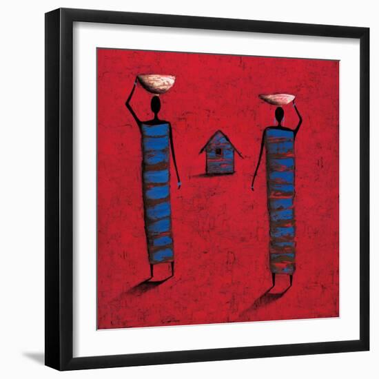 To the Field-Michel Rauscher-Framed Art Print