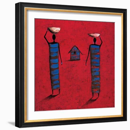 To the Field-Michel Rauscher-Framed Art Print