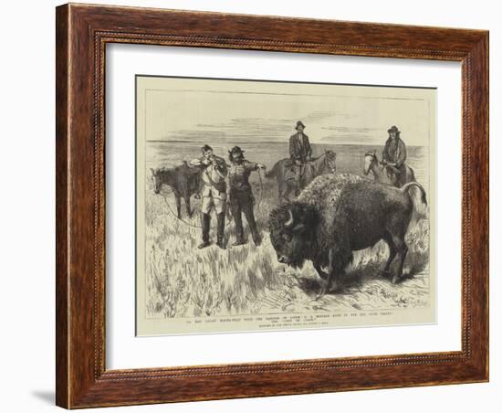 To the Great North-West with the Marquis of Lorne-Sydney Prior Hall-Framed Giclee Print