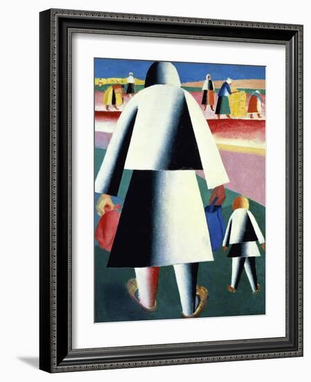 To the Harvest, Marfa and Wanka-Kasimir Malevich-Framed Giclee Print