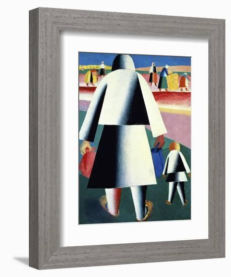 To the Harvest, Marfa and Wanka-Kasimir Malevich-Framed Giclee Print