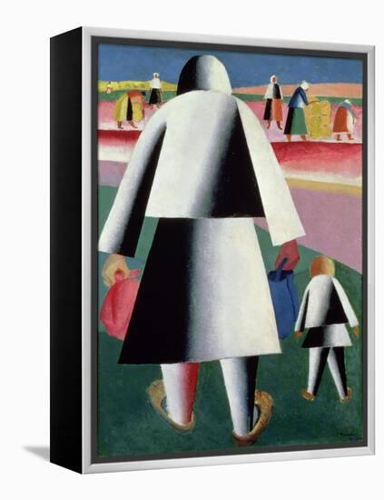 To the Harvest, Martha and Vanka, 1928-Kasimir Malevich-Framed Premier Image Canvas
