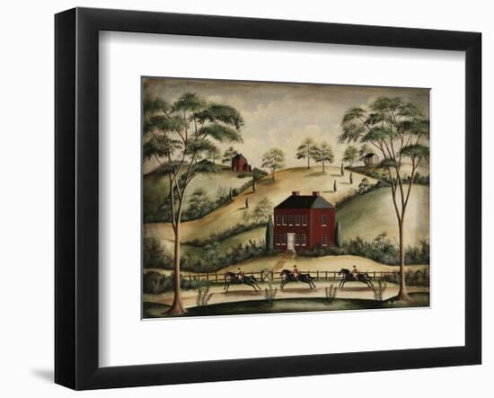 To The Hunt-Barbara Jeffords-Framed Giclee Print