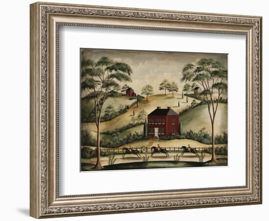 To The Hunt-Barbara Jeffords-Framed Giclee Print