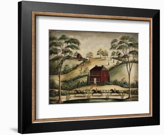 To The Hunt-Barbara Jeffords-Framed Giclee Print