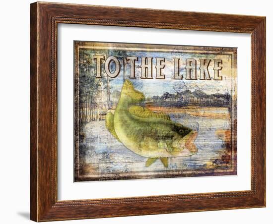 To the Lake-Paul Brent-Framed Art Print