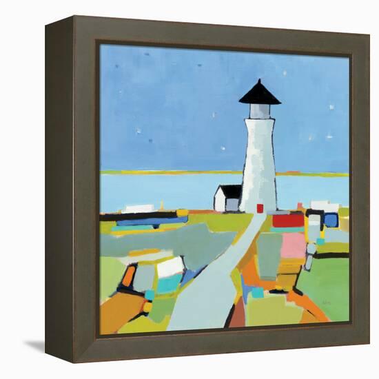 To the Lighthouse-Phyllis Adams-Framed Stretched Canvas