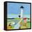 To the Lighthouse-Phyllis Adams-Framed Stretched Canvas