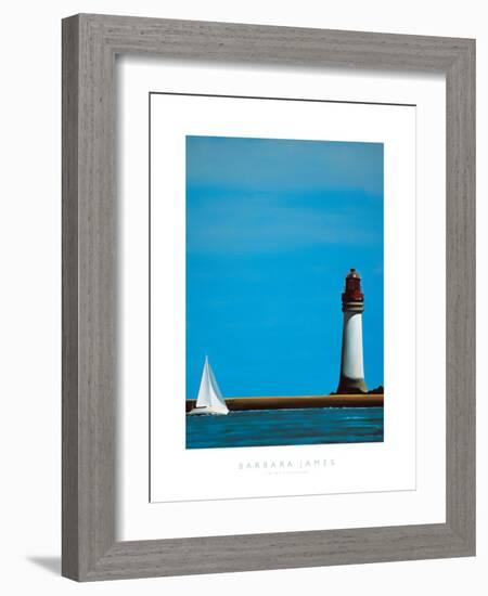 To The Lighthouse-Barbara James-Framed Art Print