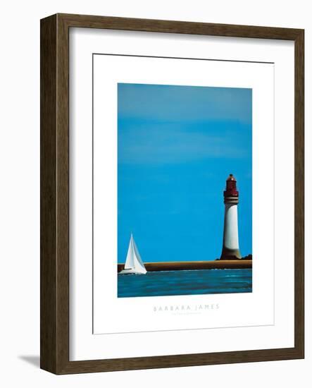 To The Lighthouse-Barbara James-Framed Art Print