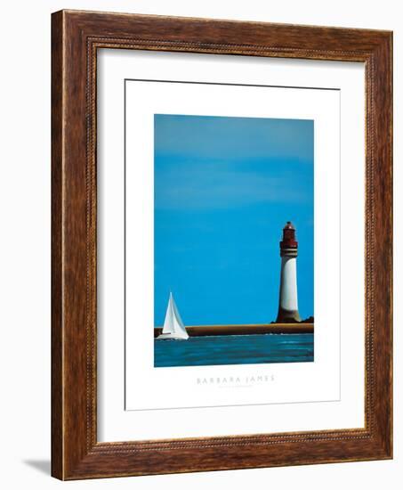 To The Lighthouse-Barbara James-Framed Art Print