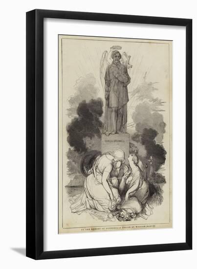 To the Memory of O'Connell, a Design by William Harvey-William James Linton-Framed Giclee Print