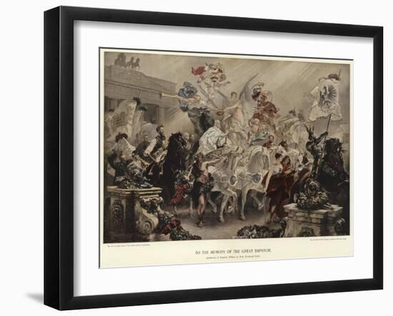 To the Memory of the Great Emperor-Ferdinand Keller-Framed Giclee Print