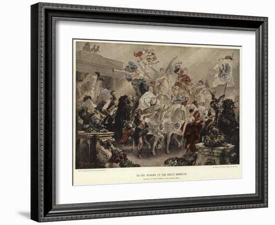 To the Memory of the Great Emperor-Ferdinand Keller-Framed Giclee Print