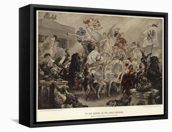 To the Memory of the Great Emperor-Ferdinand Keller-Framed Premier Image Canvas