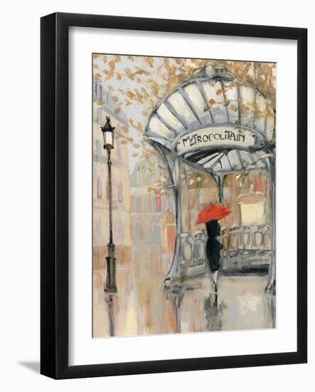 To the Metro III Blue Sky-Julia Purinton-Framed Art Print