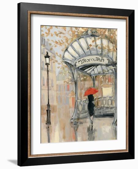 To the Metro III Blue Sky-Julia Purinton-Framed Art Print