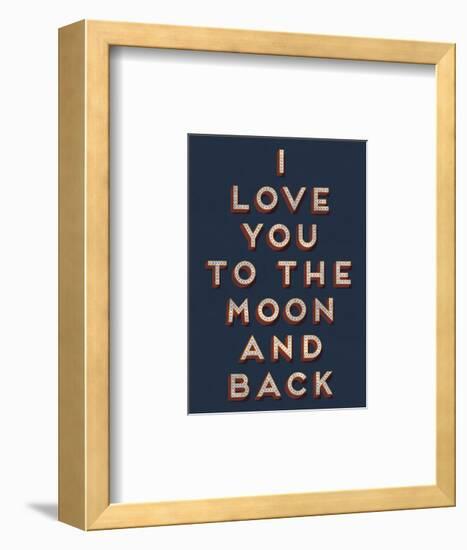 To the Moon and Back-null-Framed Giclee Print