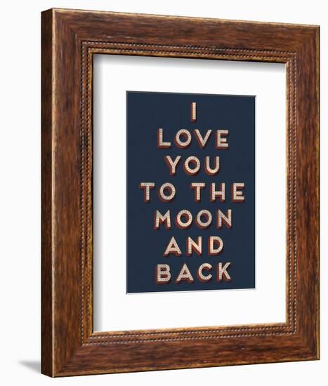 To the Moon and Back-null-Framed Giclee Print