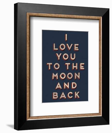 To the Moon and Back-null-Framed Giclee Print