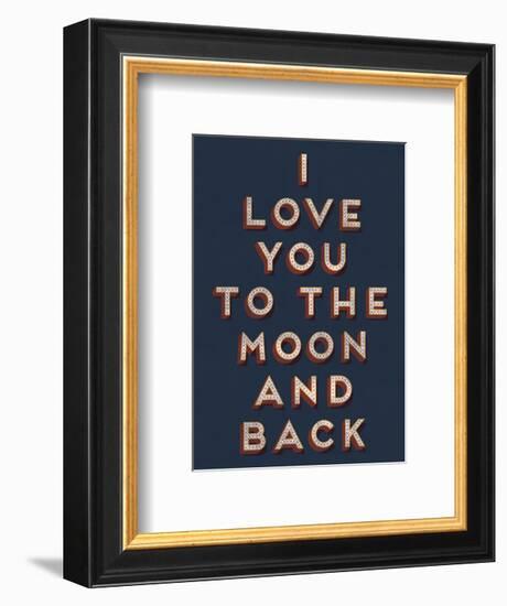 To the Moon and Back-null-Framed Giclee Print