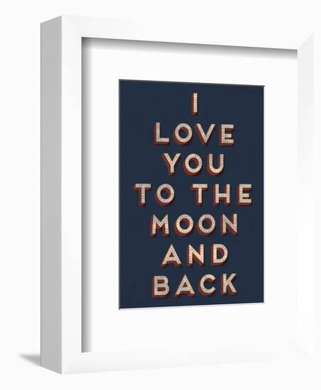 To the Moon and Back-null-Framed Giclee Print