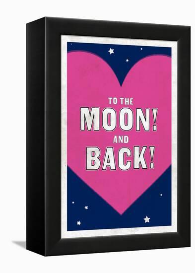 To The Moon! And Back!-null-Framed Stretched Canvas