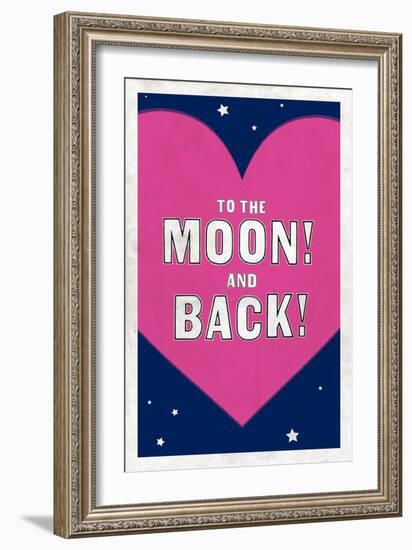 To The Moon! And Back!-null-Framed Art Print