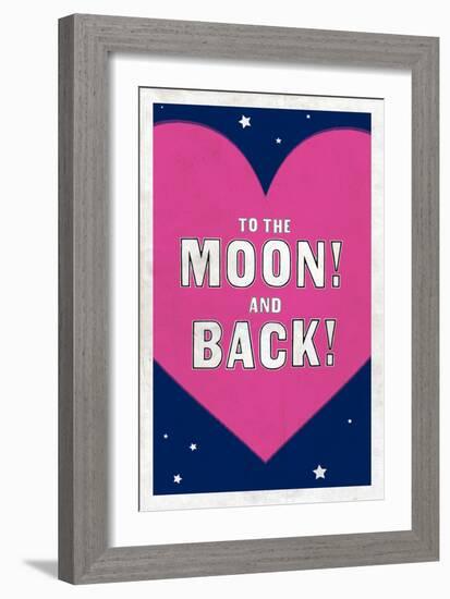 To The Moon! And Back!-null-Framed Art Print