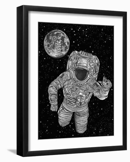 To The Moon-Lucy Francis-Framed Giclee Print