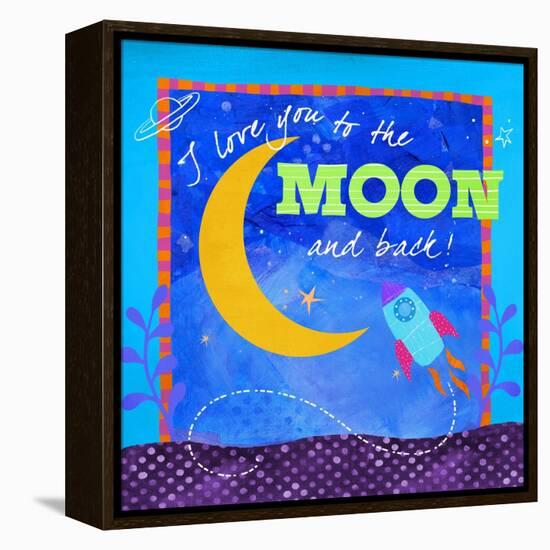 To the Moon-Fiona Stokes-Gilbert-Framed Premier Image Canvas