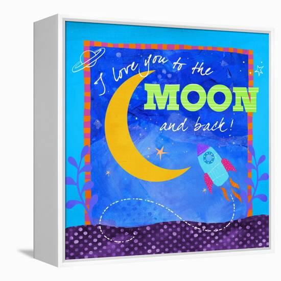 To the Moon-Fiona Stokes-Gilbert-Framed Premier Image Canvas