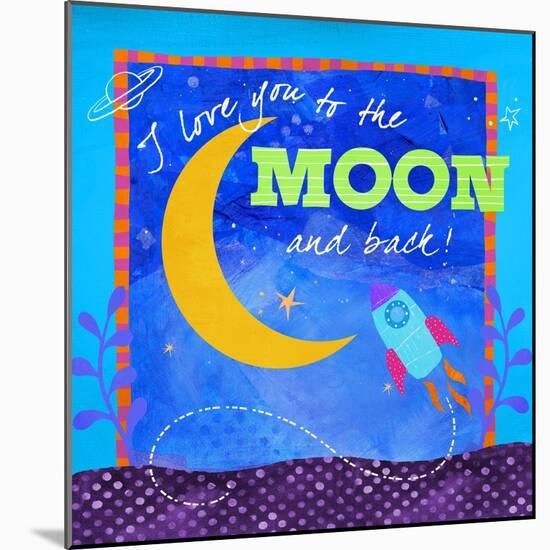 To the Moon-Fiona Stokes-Gilbert-Mounted Giclee Print