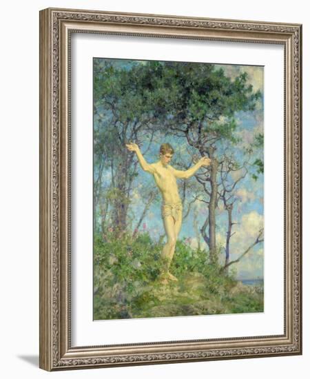 To the Morning Sun-Henry Scott Tuke-Framed Giclee Print