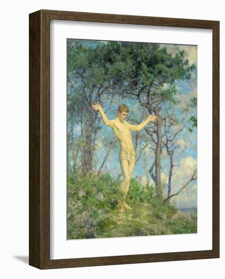 To the Morning Sun-Henry Scott Tuke-Framed Giclee Print