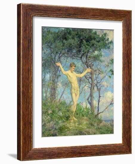 To the Morning Sun-Henry Scott Tuke-Framed Giclee Print