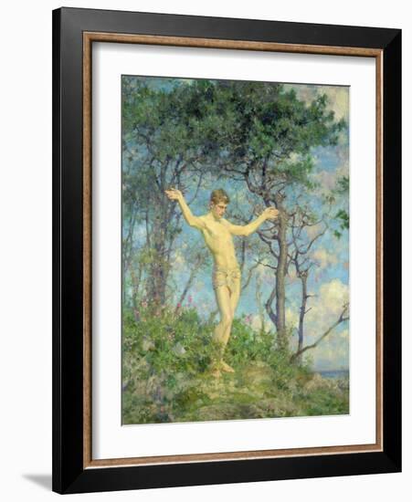 To the Morning Sun-Henry Scott Tuke-Framed Giclee Print