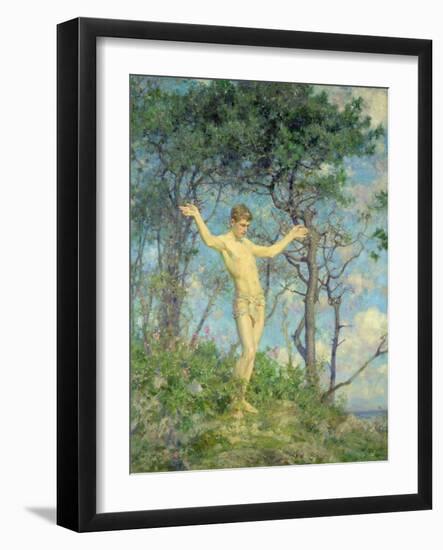 To the Morning Sun-Henry Scott Tuke-Framed Giclee Print