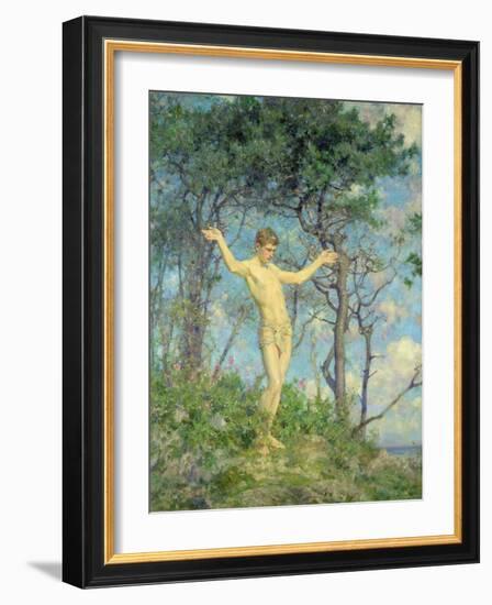 To the Morning Sun-Henry Scott Tuke-Framed Giclee Print