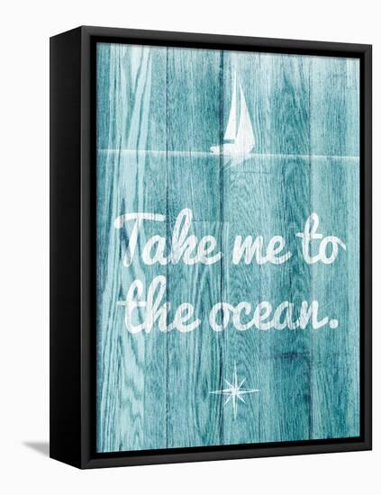 To the Ocean-SD Graphics Studio-Framed Stretched Canvas