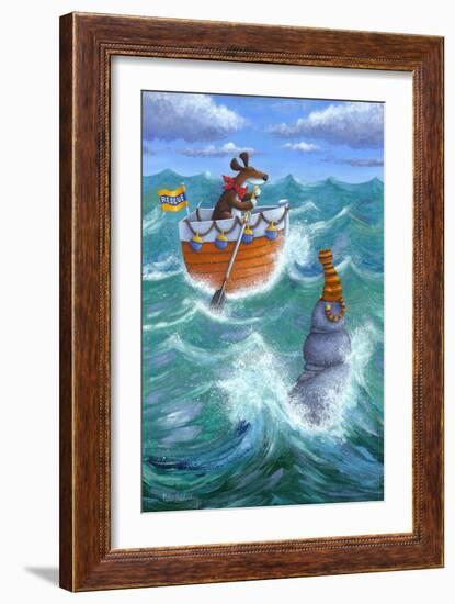 To the Rescue-Peter Adderley-Framed Art Print