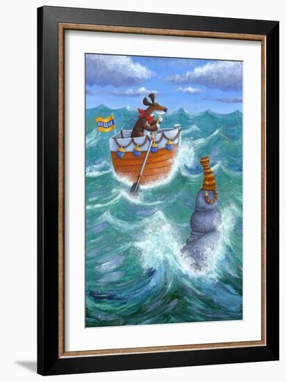 To the Rescue-Peter Adderley-Framed Art Print