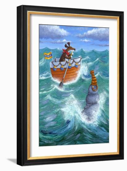 To the Rescue-Peter Adderley-Framed Art Print