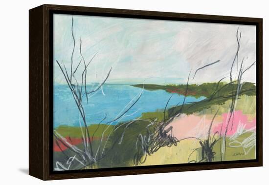 To The Sea No. 1-Jan Weiss-Framed Stretched Canvas