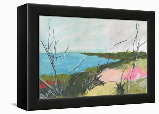 To The Sea No. 1-Jan Weiss-Framed Stretched Canvas