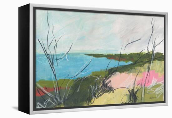 To The Sea No. 1-Jan Weiss-Framed Stretched Canvas