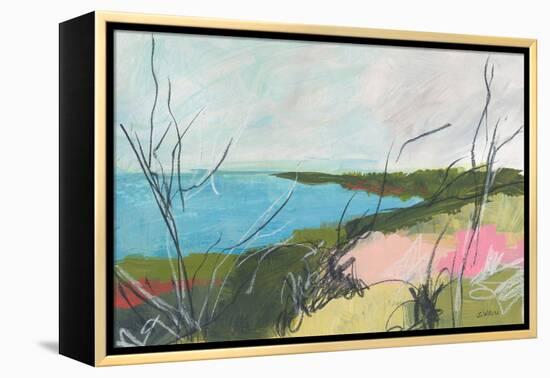 To The Sea No. 1-Jan Weiss-Framed Stretched Canvas