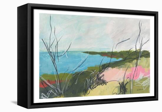 To The Sea No. 1-Jan Weiss-Framed Stretched Canvas
